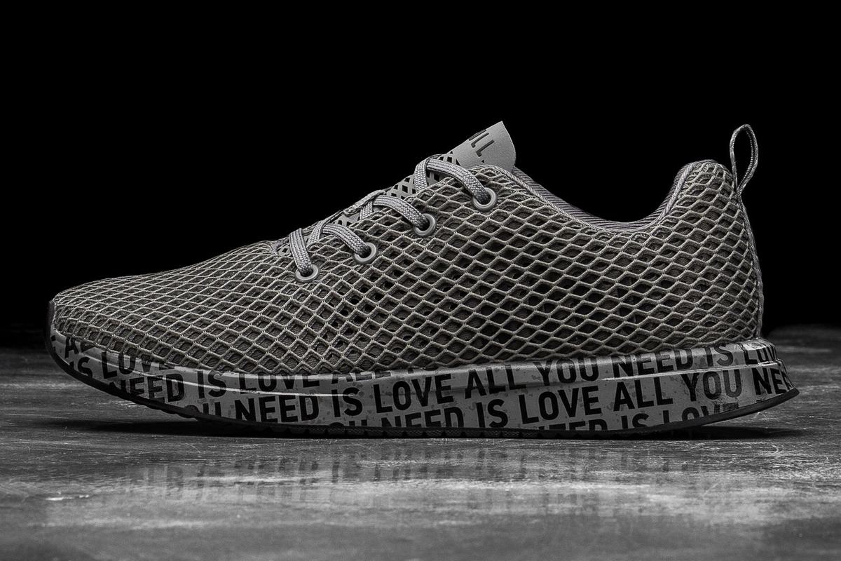 Nobull All You Need Is Love Mesh Runner Women's Running Shoes Dark Grey | Australia (ML1904)